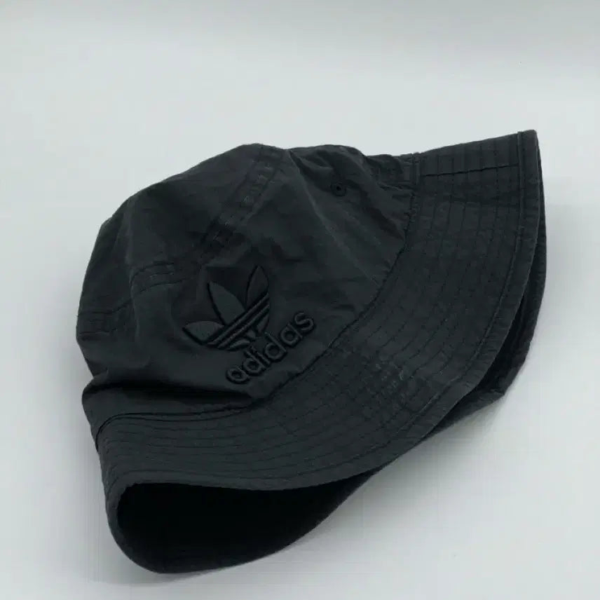 [BUNJANG] Adidas Trefoil Logo Black Bucket Hat / [M] 아디다스 트레포일 로고 블랙 버킷햇 모자
