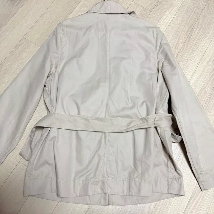[BUNJANG] COS Cotton Short Trench Coat Beige Jacket / COS 코스 코튼 숏트렌치 코트 베이지 하프자켓 유틸리티포켓벨트바스락야상