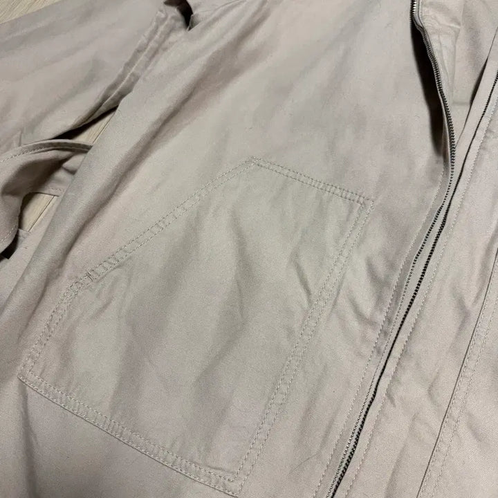 [BUNJANG] COS Cotton Short Trench Coat Beige Jacket / COS 코스 코튼 숏트렌치 코트 베이지 하프자켓 유틸리티포켓벨트바스락야상