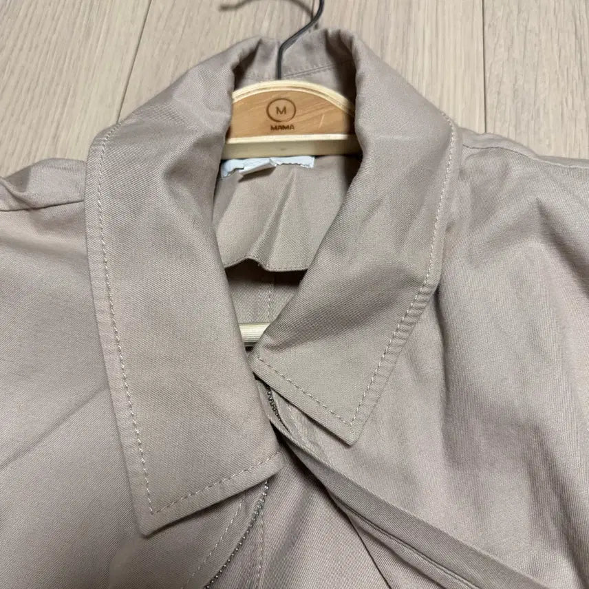 [BUNJANG] COS Cotton Short Trench Coat Beige Jacket / COS 코스 코튼 숏트렌치 코트 베이지 하프자켓 유틸리티포켓벨트바스락야상