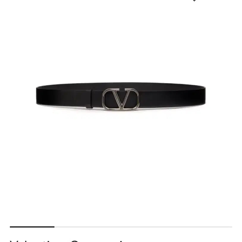 [SOLD OUT] 발렌티노 가라바니 V로고 블랙 벨트