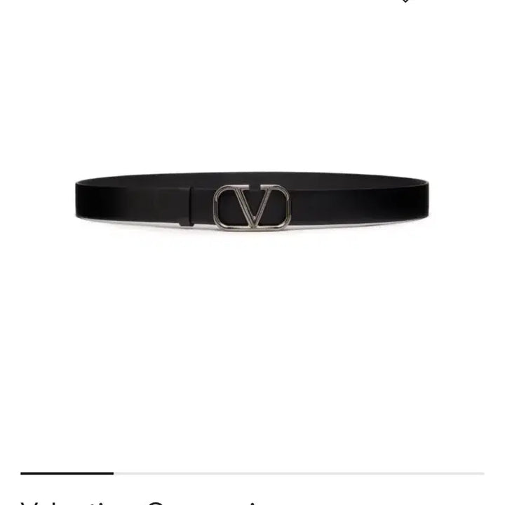 [SOLD OUT] 발렌티노 가라바니 V로고 블랙 벨트