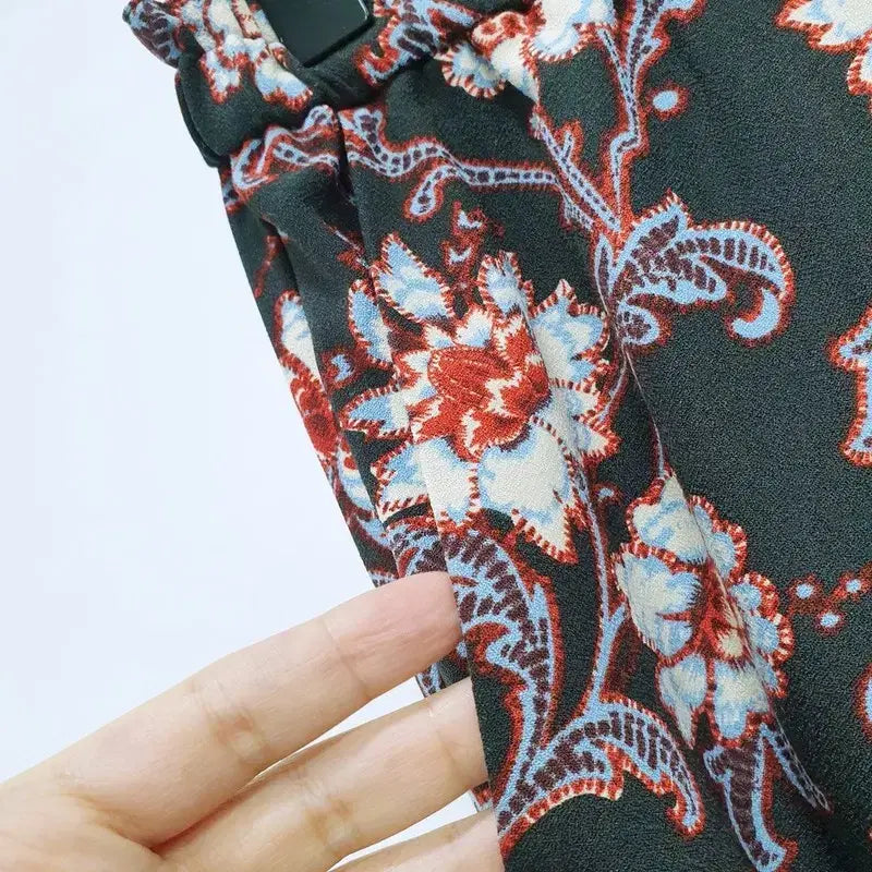 [BUNJANG] Club Monaco Paisley Banding Pants / 클럽모나코 페이즐리 밴딩 팬츠