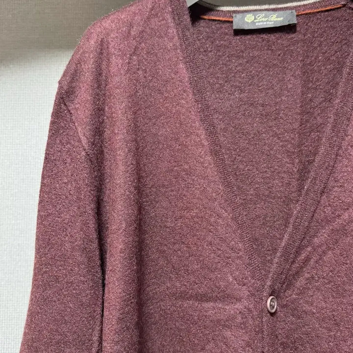 [BUNJANG] Hermes Cashmere Silk Blend Cardigan Burgundy / 에르메스 캐시미어 실크 혼방 가디건 버건디 56
