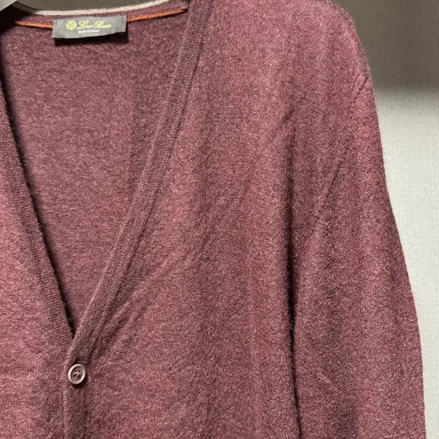 [BUNJANG] Hermes Cashmere Silk Blend Cardigan Burgundy / 에르메스 캐시미어 실크 혼방 가디건 버건디 56