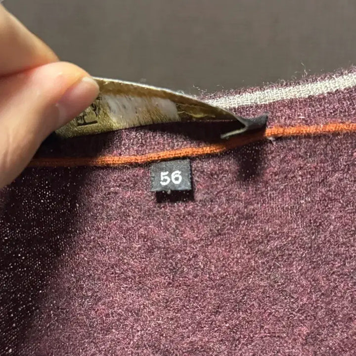 [BUNJANG] Hermes Cashmere Silk Blend Cardigan Burgundy / 에르메스 캐시미어 실크 혼방 가디건 버건디 56