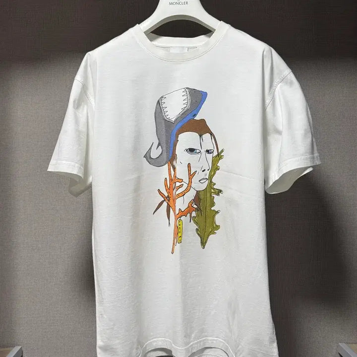 [BUNJANG] Burberry Marine Sketch Print T-Shirt White S / 버버리 마린 스케치 프린트 티셔츠 화이트 S