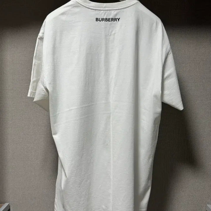 [BUNJANG] Burberry Marine Sketch Print T-Shirt White S / 버버리 마린 스케치 프린트 티셔츠 화이트 S