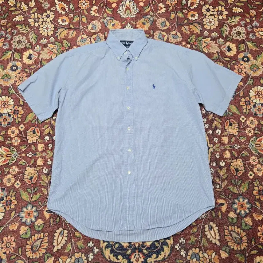 [SOLD OUT] 폴로 랄프로렌 블레이크 잔체크 반팔 셔츠 (M)
