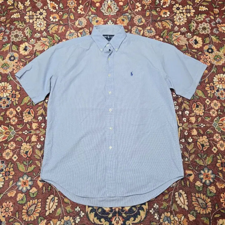 [SOLD OUT] 폴로 랄프로렌 블레이크 잔체크 반팔 셔츠 (M)