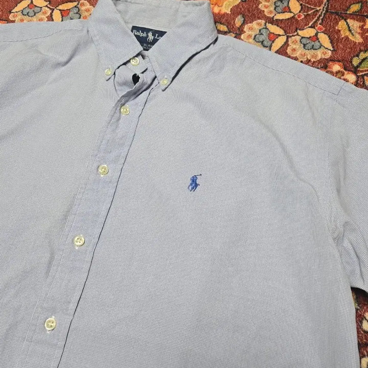 [SOLD OUT] 폴로 랄프로렌 블레이크 잔체크 반팔 셔츠 (M)