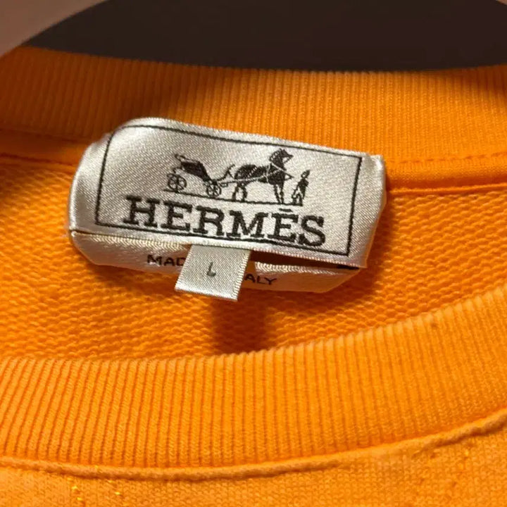 [BUNJANG] Hermès Graphic Print Crew Neck L / 에르메스 그래픽 프린트 크루넥 L