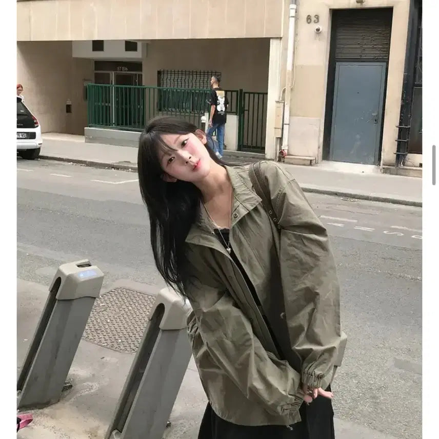 [SOLD OUT] 미니포에 캐빈 야상 자켓 카키