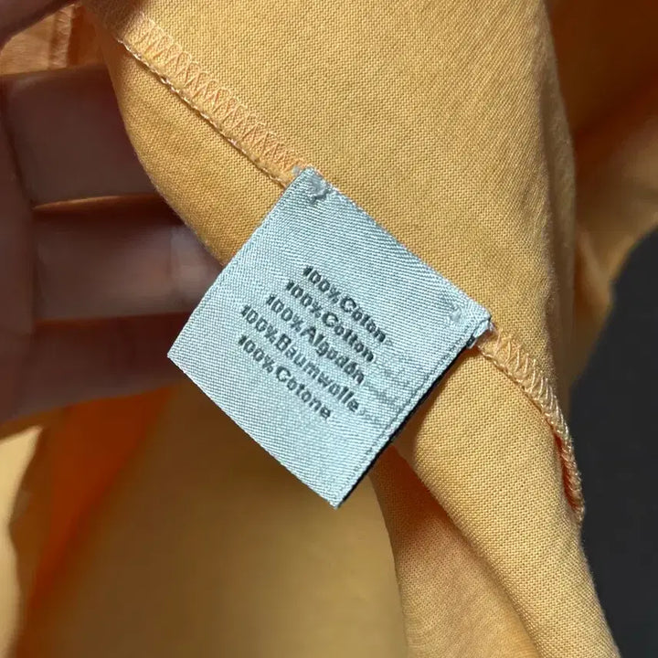 [BUNJANG] Hermes 24 Printing T-shirt Orange L / 에르메스 24 프린팅 반팔 티셔츠 오렌지 L