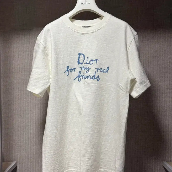 [BUNJANG] Dior High Tone Nell Logo T-shirt White L / 디올 하이톤 넬 로고 반팔 티셔츠 화이트 L