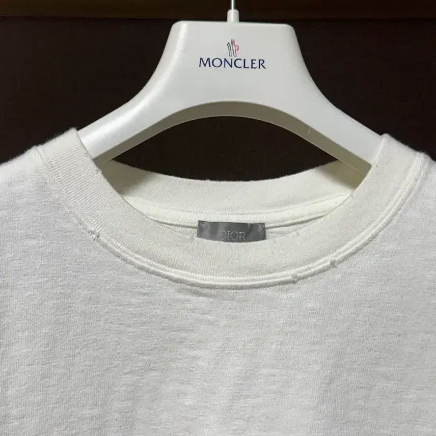 [BUNJANG] Dior High Tone Nell Logo T-shirt White L / 디올 하이톤 넬 로고 반팔 티셔츠 화이트 L