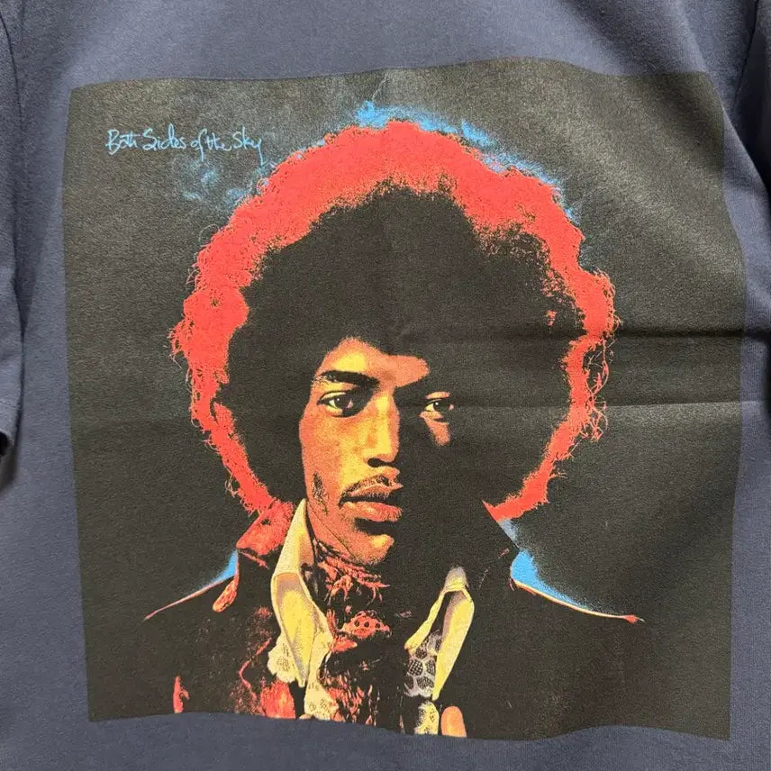 [BUNJANG] Enommerit Jimi Hendrix Navy T-Shirt / 이놈어닛 지미 헨드릭스 반팔 티셔츠 네이비 S