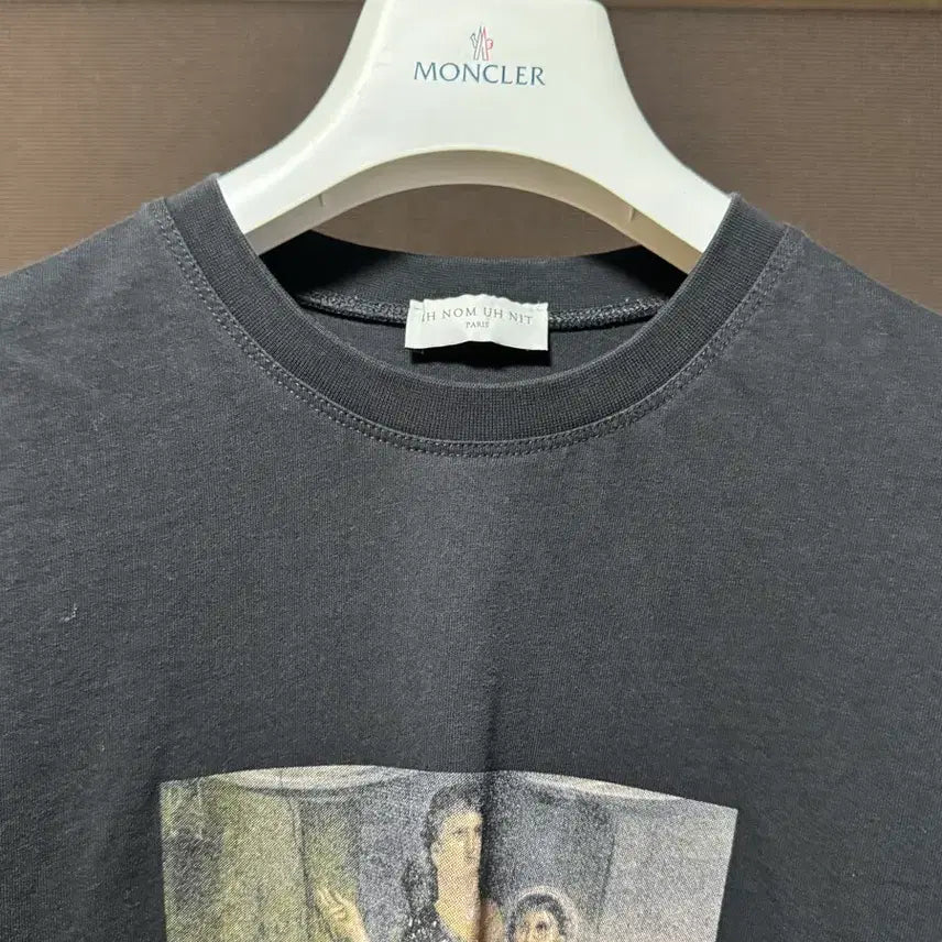 [BUNJANG] Enommeunit Print Short Sleeve T-shirt (Black) - Size S / 이놈어닛 프린트 반팔 티셔츠 블랙 S