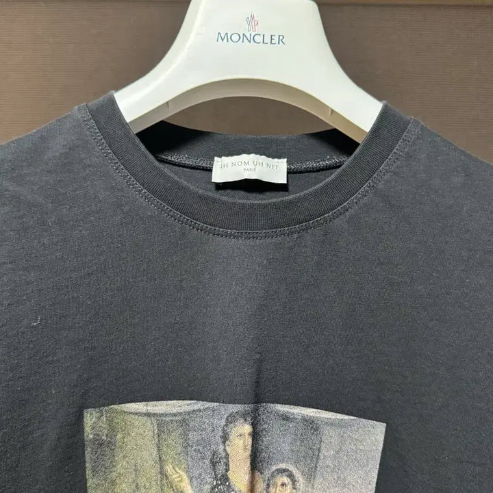 [BUNJANG] Enommeunit Print Short Sleeve T-shirt (Black) - Size S / 이놈어닛 프린트 반팔 티셔츠 블랙 S