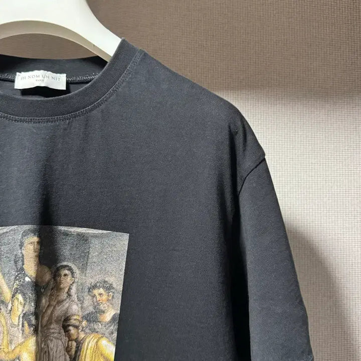 [BUNJANG] Enommeunit Print Short Sleeve T-shirt (Black) - Size S / 이놈어닛 프린트 반팔 티셔츠 블랙 S