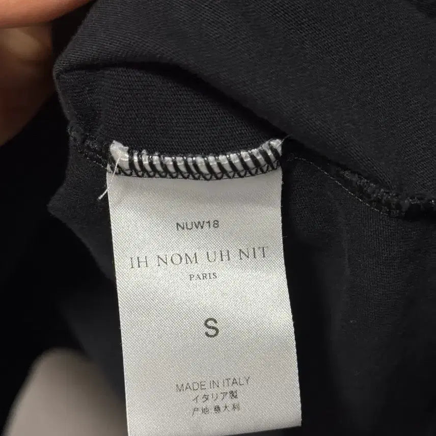 [BUNJANG] Enommeunit Print Short Sleeve T-shirt (Black) - Size S / 이놈어닛 프린트 반팔 티셔츠 블랙 S