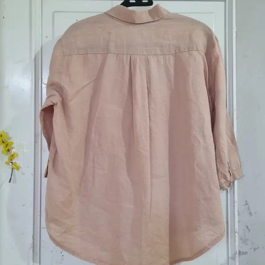[SOLD OUT] 여름 시원한   고급스런  마. 린넨. 블라우스  깨끗해요 가슴단면58