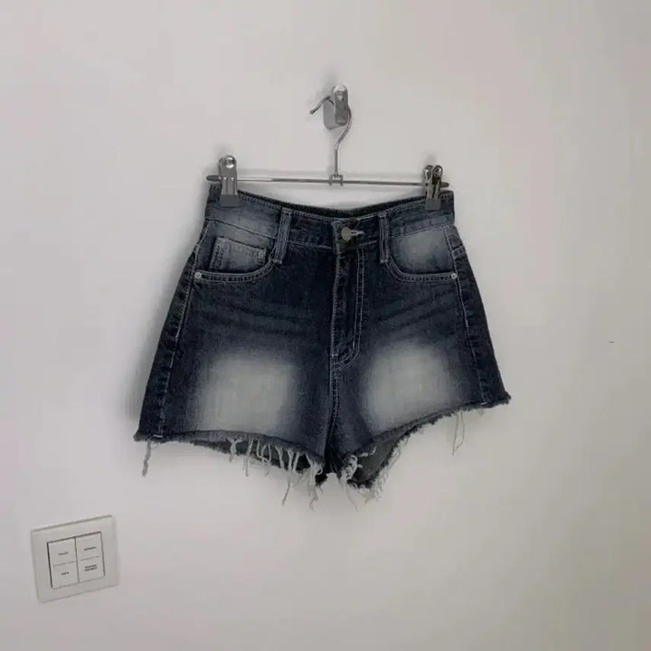 [BUNJANG] Blurfit Washed Denim Shorts / 블러핏 오브제 워싱 데님 숏팬츠 청반바지 s