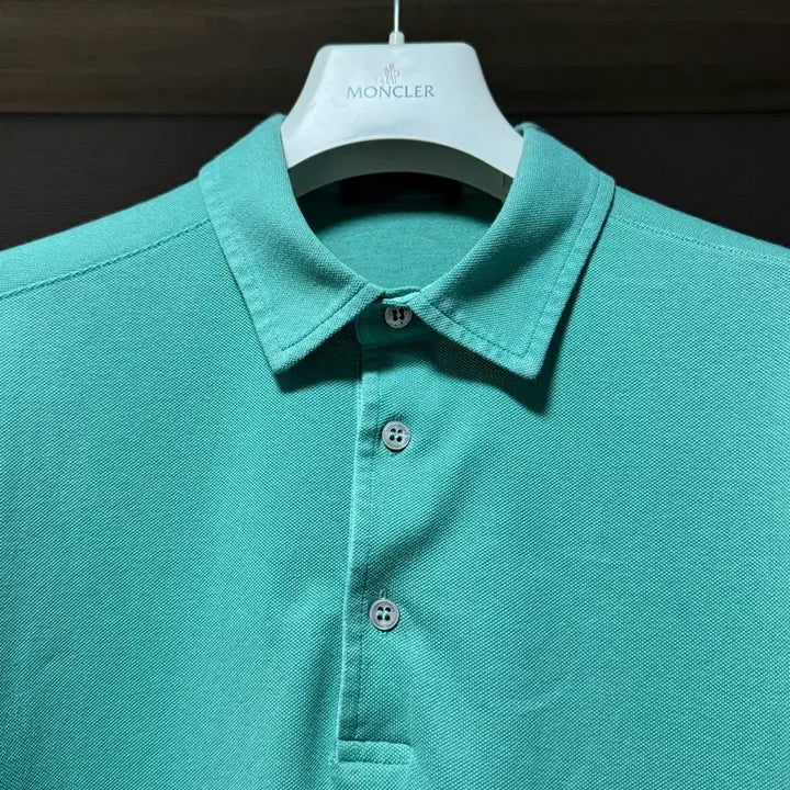 [BUNJANG] Loro Piana Cotton Polo Shirt Mint M / 로로피아나 코튼 반팔 카라티셔츠 민트 M