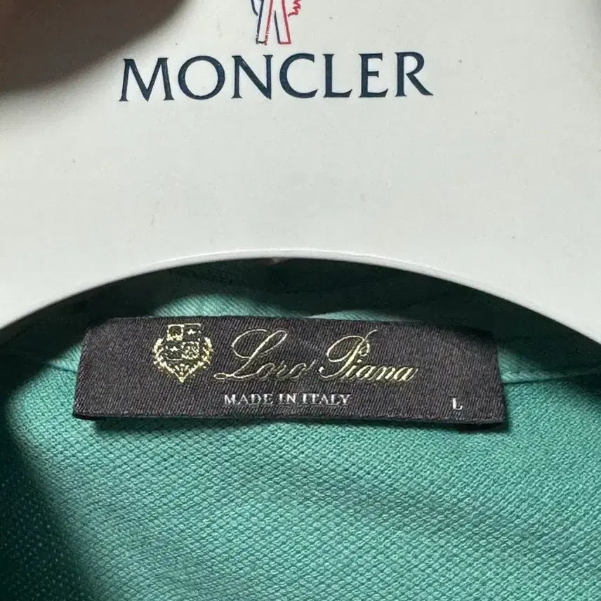 [BUNJANG] Loro Piana Cotton Polo Shirt Mint M / 로로피아나 코튼 반팔 카라티셔츠 민트 M