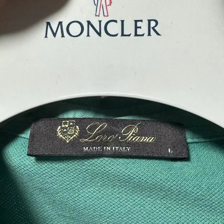 [BUNJANG] Loro Piana Cotton Polo Shirt Mint M / 로로피아나 코튼 반팔 카라티셔츠 민트 M