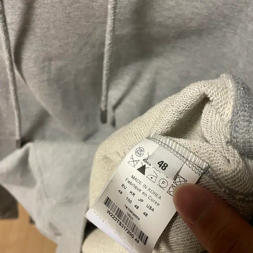 [SOLD OUT] 우영미 백로고 후드티