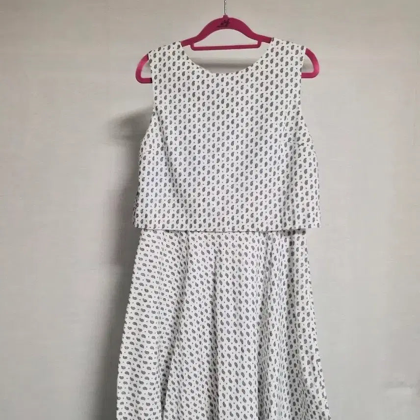 [BUNJANG] Topten Paisley Pattern Linen Blend Mini Dress / 탑텐 페이즐리 패턴 린넨혼방 원피스