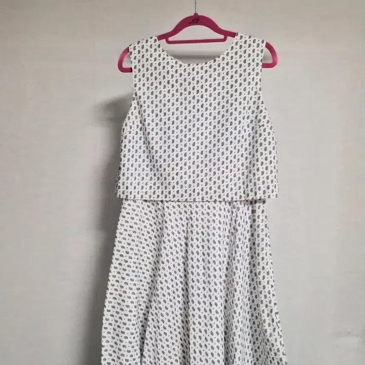 [BUNJANG] Topten Paisley Pattern Linen Blend Mini Dress / 탑텐 페이즐리 패턴 린넨혼방 원피스