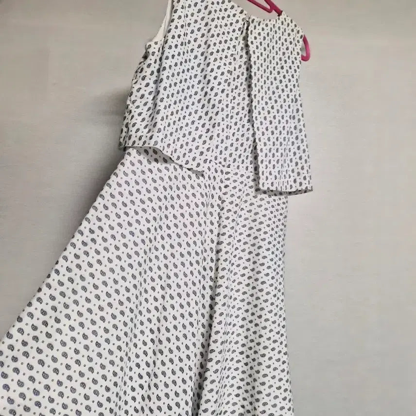 [BUNJANG] Topten Paisley Pattern Linen Blend Mini Dress / 탑텐 페이즐리 패턴 린넨혼방 원피스