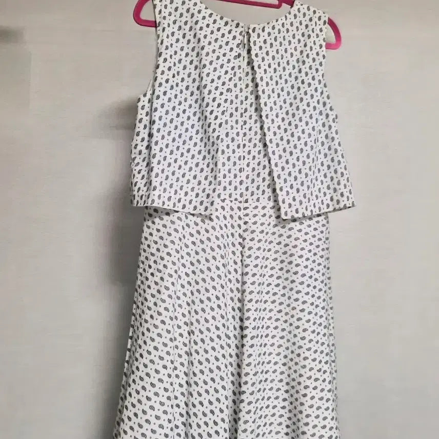 [BUNJANG] Topten Paisley Pattern Linen Blend Mini Dress / 탑텐 페이즐리 패턴 린넨혼방 원피스