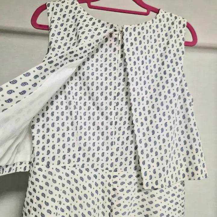 [BUNJANG] Topten Paisley Pattern Linen Blend Mini Dress / 탑텐 페이즐리 패턴 린넨혼방 원피스