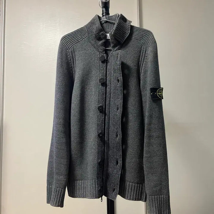 [BUNJANG] Stone Island Knit Zip-Up Cardigan / 스톤아일랜드 니트 집업 가디건