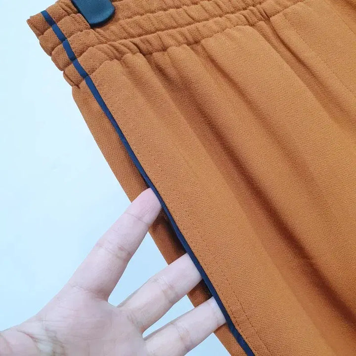 [BUNJANG] Hansome Leate by T Silk Jogger Pants / 한섬 래트바이티 실크배색 조거팬츠