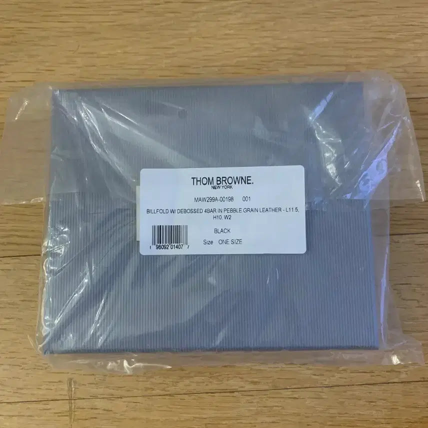 [BUNJANG] Thom Browne Pebble Grain Leather Wallet / 톰브라운 페블 그레인 레더 지갑 (미개봉 새상품)