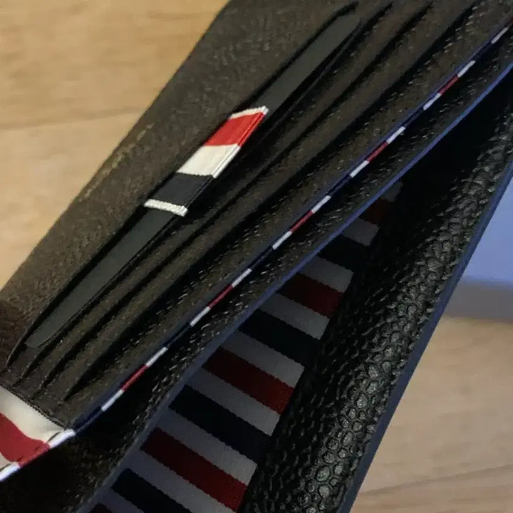 [BUNJANG] Thom Browne Pebble Grain Leather Wallet / 톰브라운 페블 그레인 레더 지갑 (미개봉 새상품)