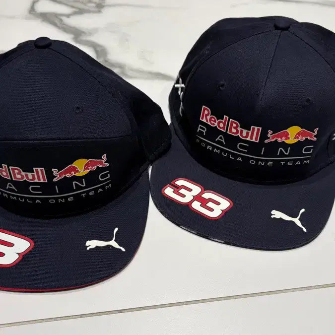 [SOLD OUT] (신품) F1 레드불레이싱 드라이버 푸마 모자/볼캡/캡 2개 일괄판매