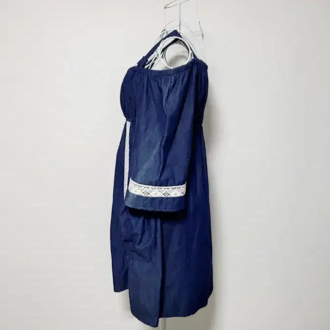 [SOLD OUT] 데님 오프숄더 베이비돌  원피스