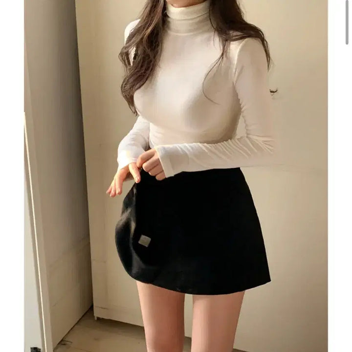 [BUNJANG] Pervit Winter Skirt Pants Black (S Size) / 퍼빗 [high quality] 페이 윈터 치마바지 블랙