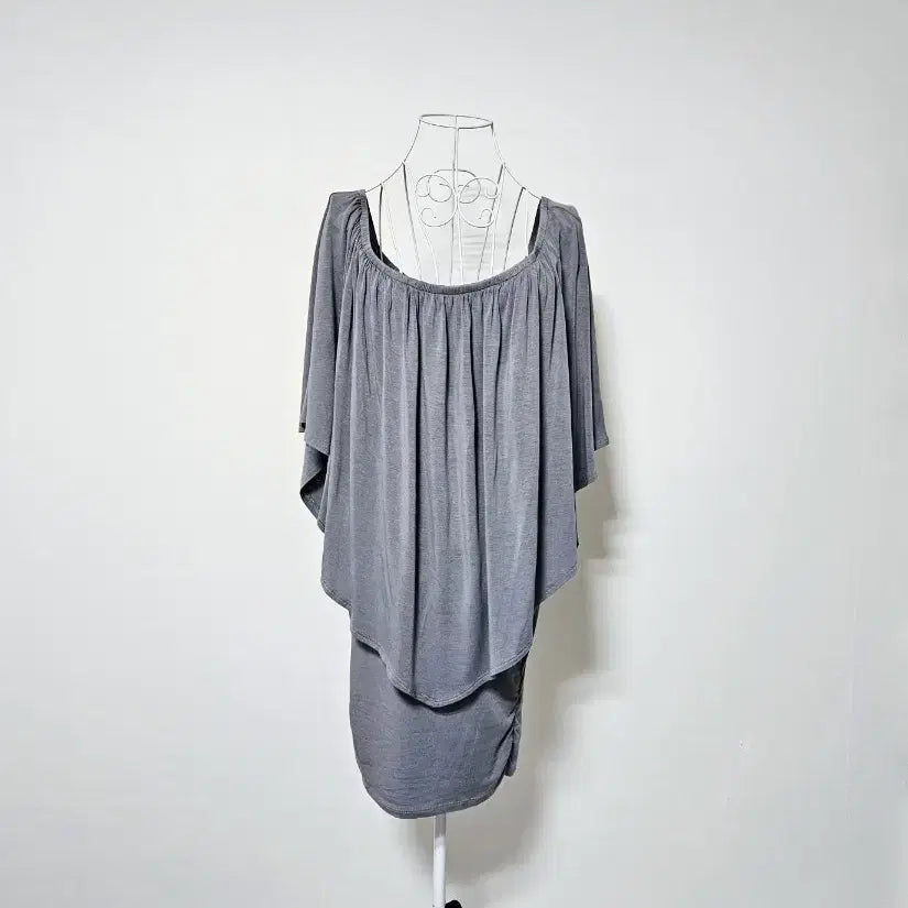 [SOLD OUT] 레이온 95프로 오프숄더 베이비돌  원피스