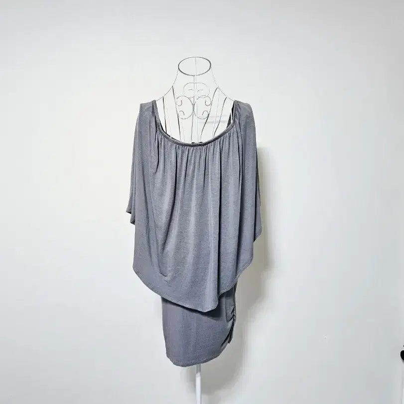 [SOLD OUT] 레이온 95프로 오프숄더 베이비돌  원피스