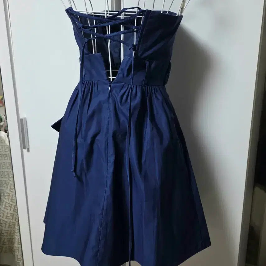 [SOLD OUT] 미국브랜드 A 라인 베이비돌 네이비 원피스