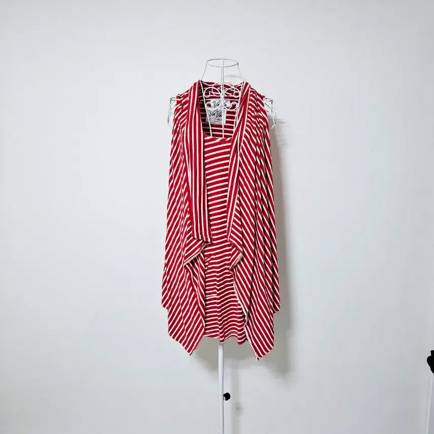 [BUNJANG] Viscose Vest &amp; Dress Set / 비스코스 베스트 &amp; 원피스 세트