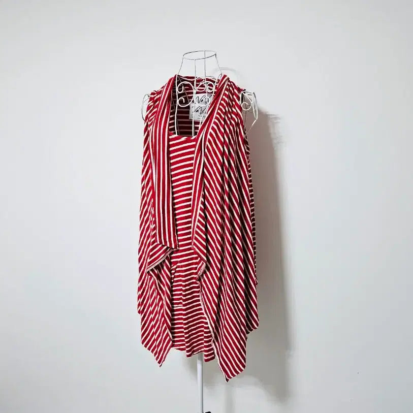 [BUNJANG] Viscose Vest &amp; Dress Set / 비스코스 베스트 &amp; 원피스 세트