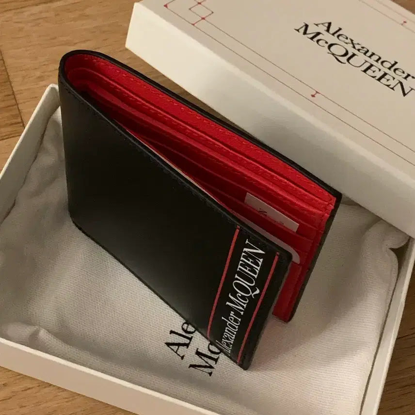 [BUNJANG] Alexander McQueen Leather Wallet / 알렉산더맥퀸 남성 가죽 지갑 (미개봉 새상품)