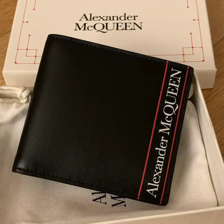 [BUNJANG] Alexander McQueen Leather Wallet / 알렉산더맥퀸 남성 가죽 지갑 (미개봉 새상품)